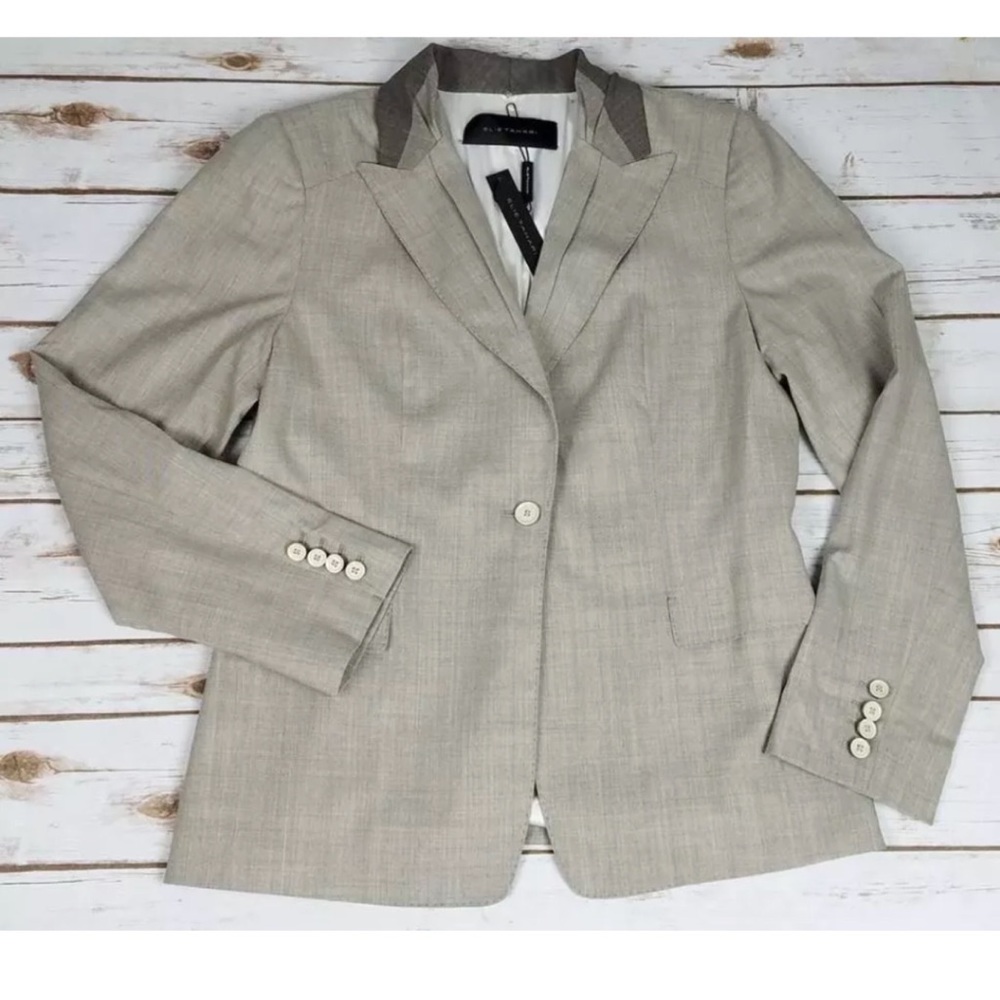 Elie Tahari Suit - Blazer Pants Sz 4 New With Tags - Picture 2 of 7